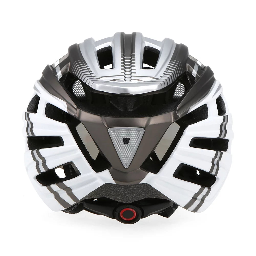Mountain Bike Helmet with Back Light and Detachable Visor T213138