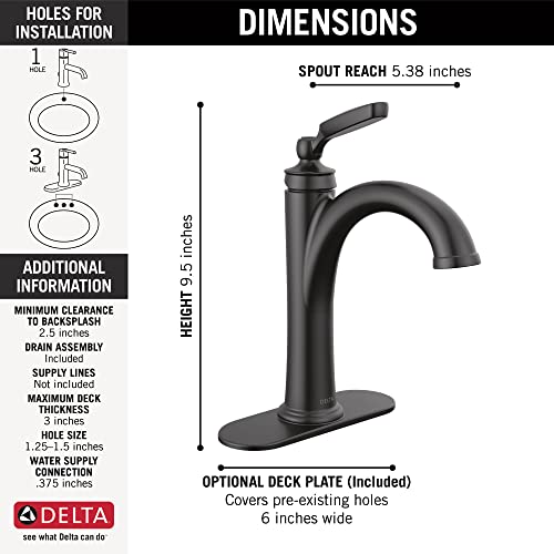 Brushed Nickel Bathroom Faucet with Pop-Up Drain O43980