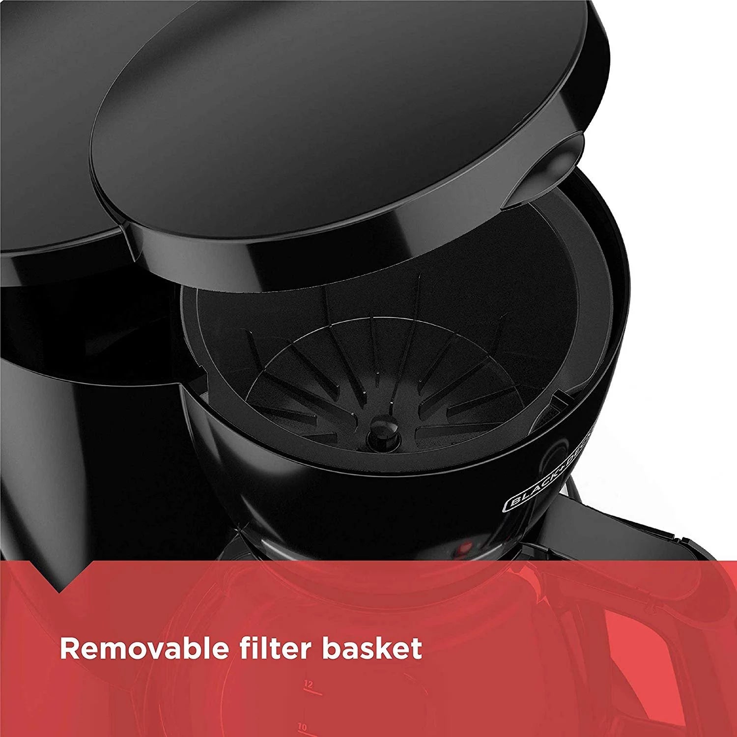 12-Cup Switch Coffee Maker with Glass Carafe L536355