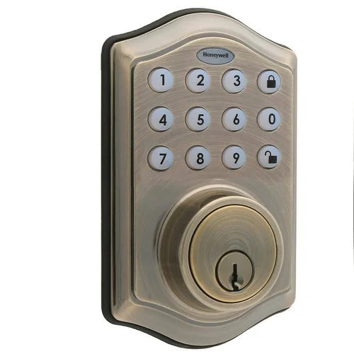 Electronic Entry Deadbolt with Keypad, Oil Rubbed Bronze P43714