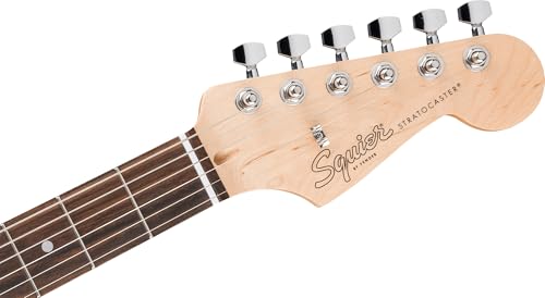 Stratocaster Electric Guitar Bundle with Amplifier, Gig Bag, Strap, Cable, Picks, and DVD F102
