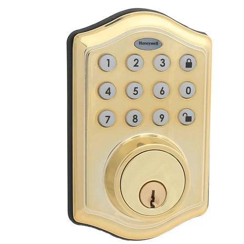 Electronic Entry Deadbolt with Keypad, Oil Rubbed Bronze P43714