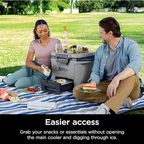 50qt Hard Cooler with Dry Storage Drawer, Slate Gray Z920