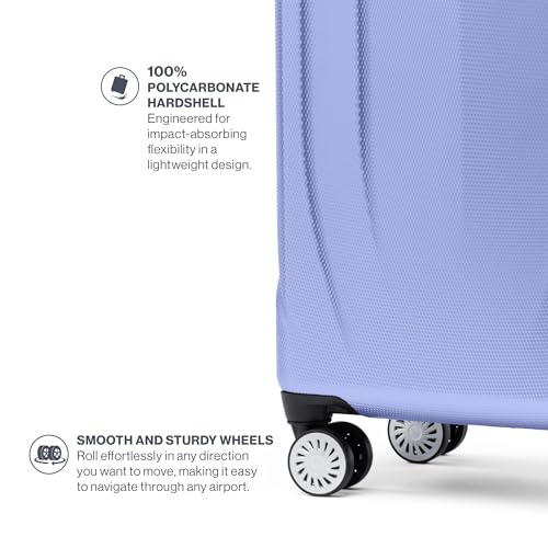 Hardside Expandable Carry-On Luggage with 8 Spinner Wheels, 21 Inch B30295