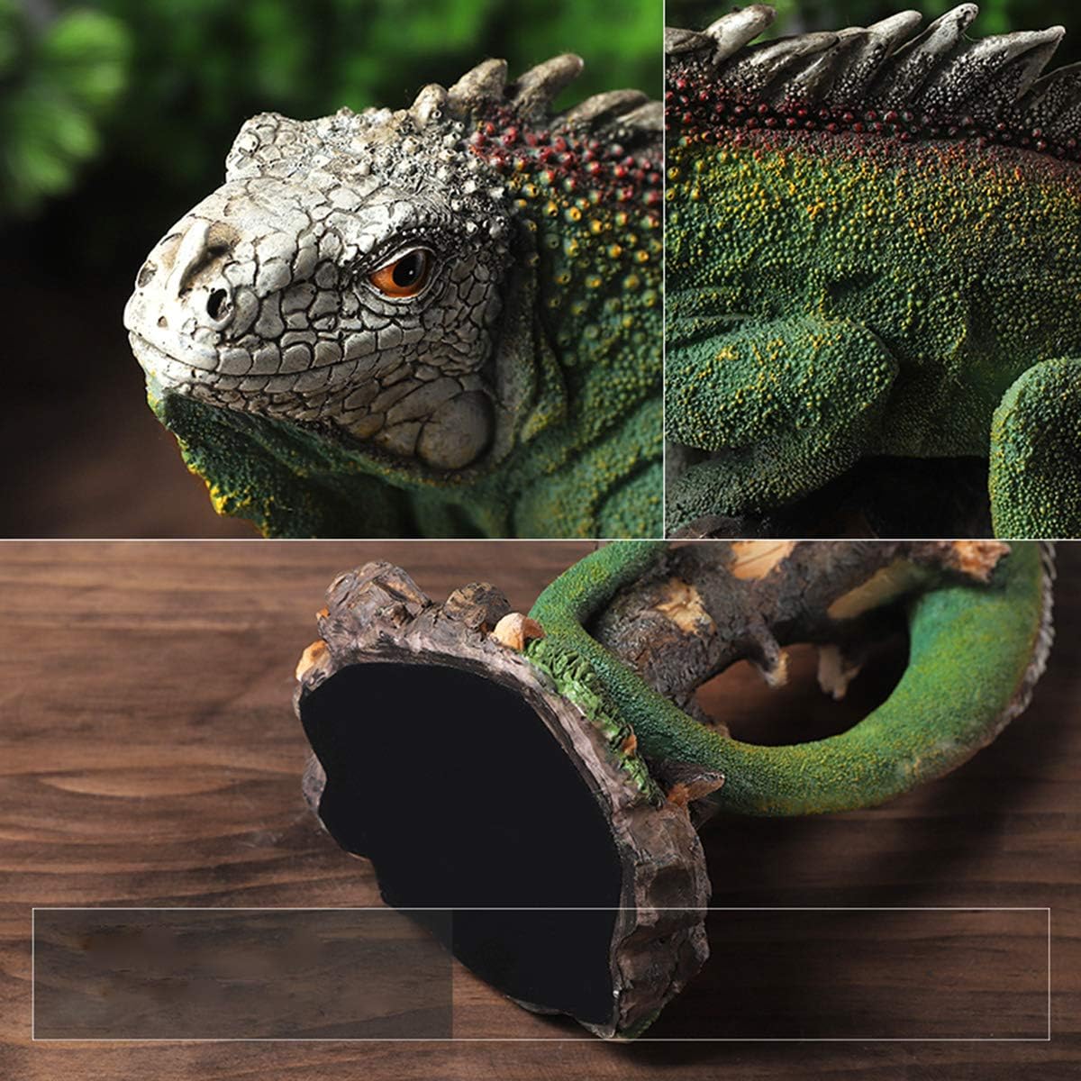 Lizard Statue Resin Sculpture for Home Decor U9694