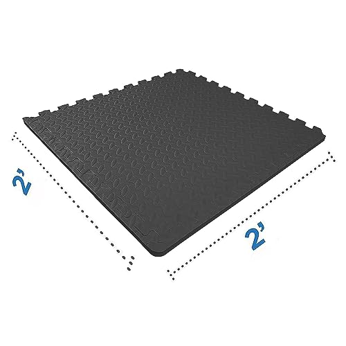 Puzzle Exercise Mat with EVA Foam Interlocking Tiles for MMA, Gymnastics and Home Gym H787