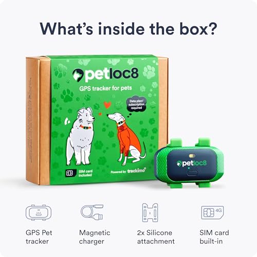 Dog GPS Tracker with Geo-Fence and Real-Time Location Alerts Q91407