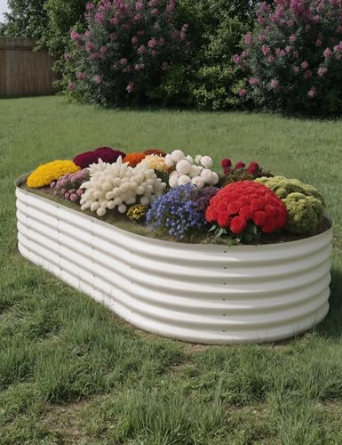 Galvanized Raised Garden Bed for Vegetables, Fruits and Flowers V33720