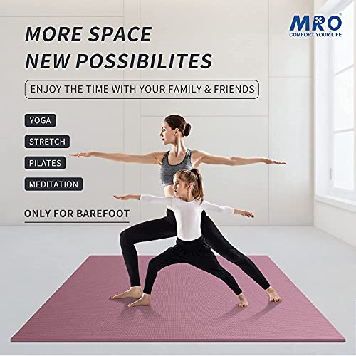 Extra Large Yoga Mat 12x6 ft, Non-Slip, Thick for Home Workout C117068