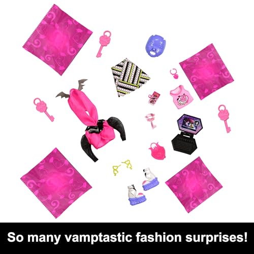 Monster High Skulltimate Secrets Neon Frights Doll with Dress-Up Locker & 19+ Surprises L666466