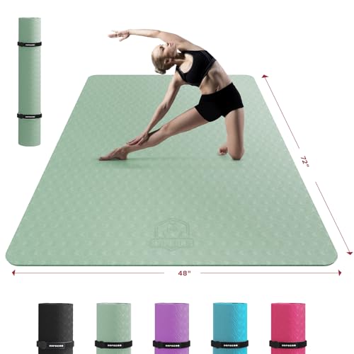 Extra Large Yoga Mat Non-Slip for Home Workouts B4152