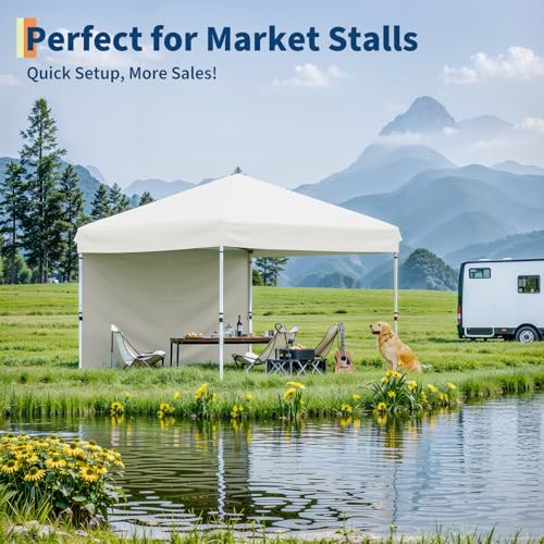 Pop Up Canopy Tent with Roller Bag, Adjustable Height U660