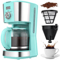 Wamife,12-Cup Programmable Coffee Maker, Wamife Drip Coffee Machine Coffee Brewer with Timer