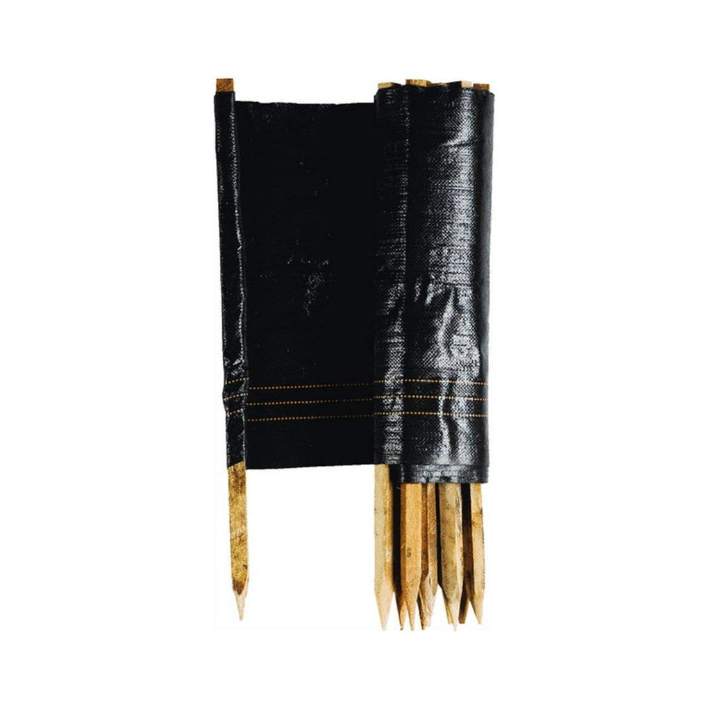 Silt Fence, 2 x 100 Feet, Black, Pack of 2 R2723