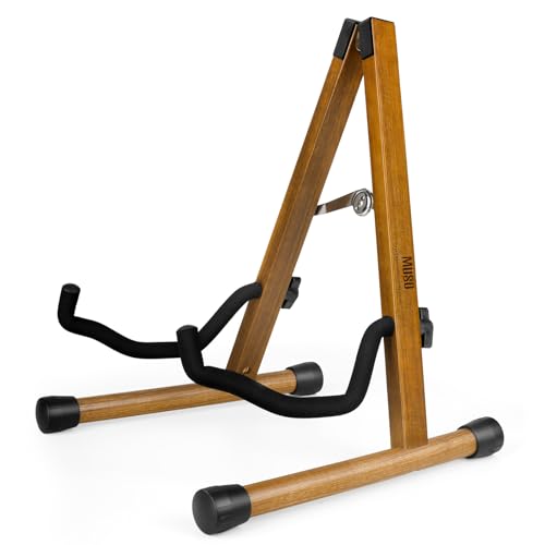Wood Guitar Stand Foldable for Acoustic Electric Bass V5101