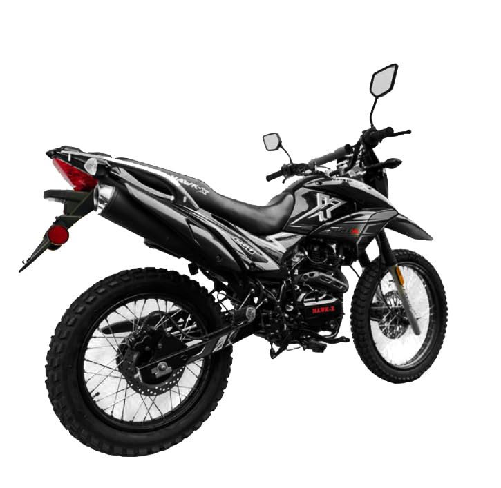 Enduro 250cc Dual Sports Dirtbike, 5 Speed, Black I252