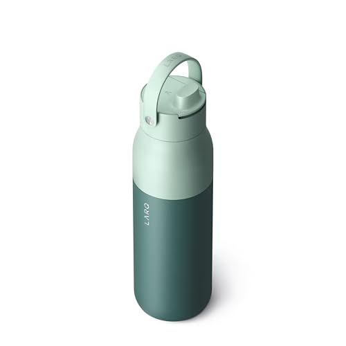 Insulated Stainless Steel Water Bottle with Silicone Handle, 34oz Z278258