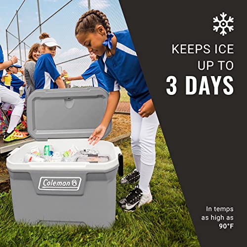 Insulated Portable Hard Cooler, Leak-Resistant, Keeps Ice up to 5 Days N135