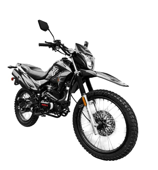 Enduro 250cc Dual Sports Dirtbike, 5 Speed, Black I252