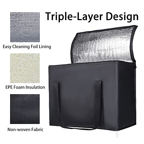 Insulated Food Delivery Bag Hot Cold Meal Carrier F1699