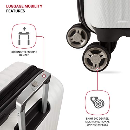 Expandable Hardside Luggage with Spinner Wheels and TSA Lock, Carry-On 19-Inch X51908