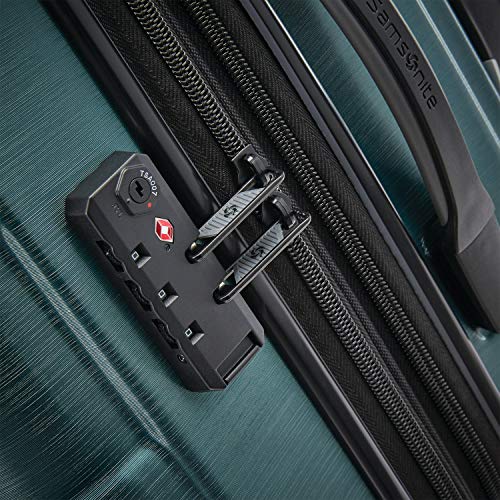 Hardside Expandable Carry-On Luggage with Spinner Wheels, Black, 20-Inch O253