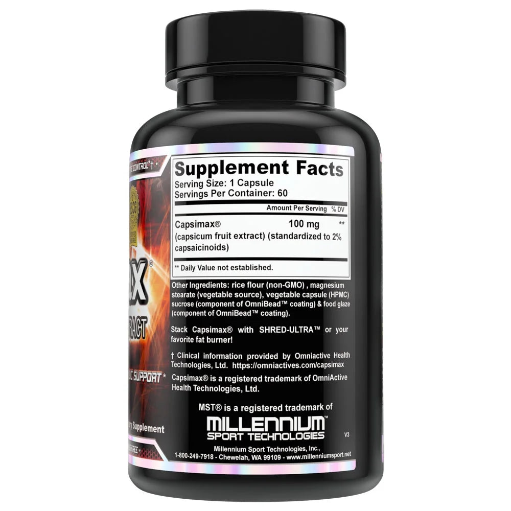 Capsimax Supplement 60 Servings, 100mg V Capsules B385
