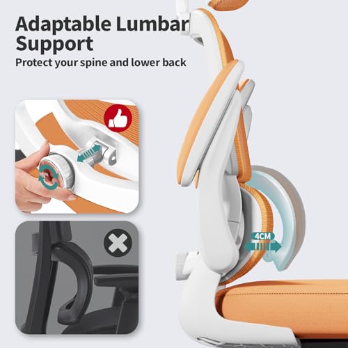 Ergonomic Mesh Office Chair with Wheels, High Back, 330 LBS Capacity A84765