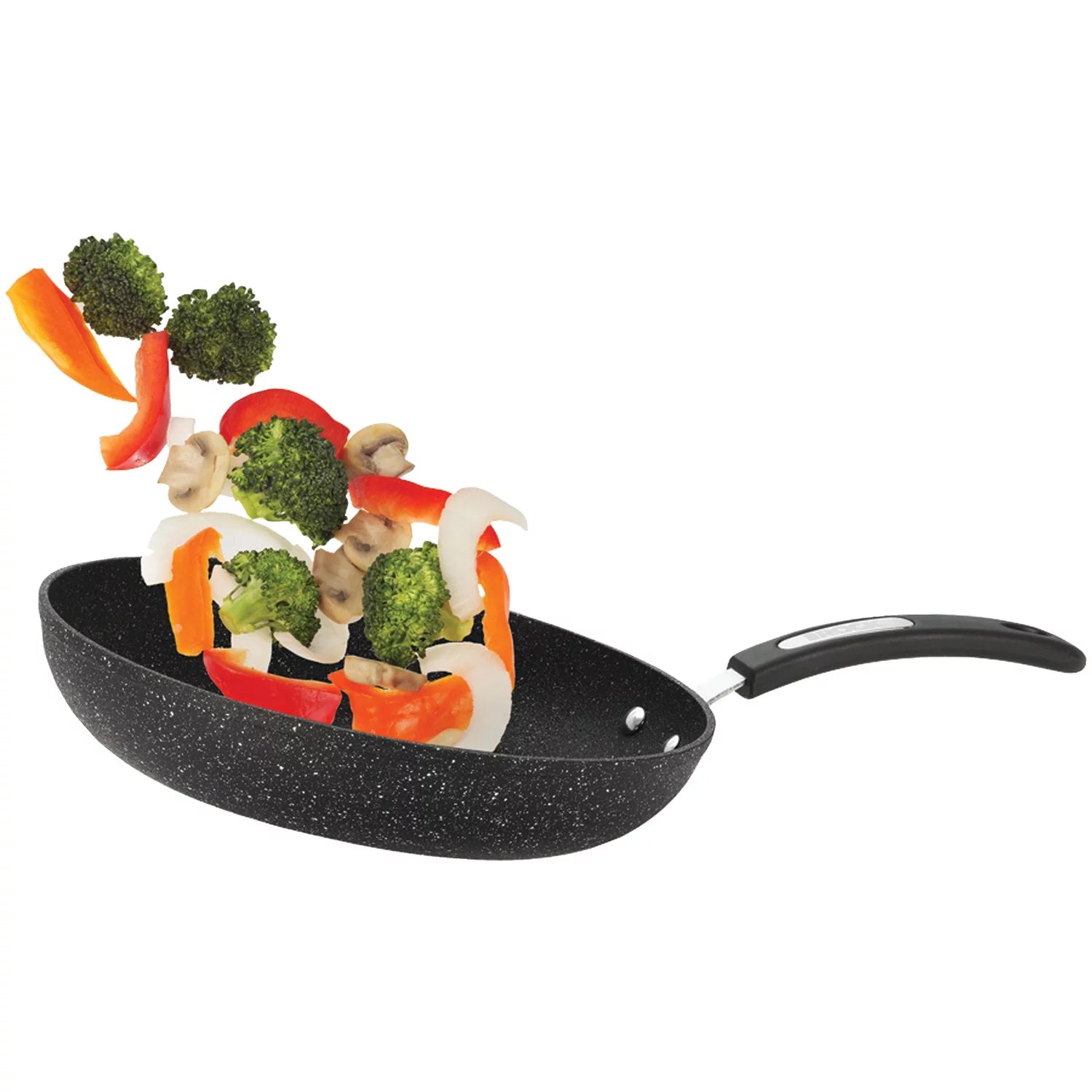 9-Piece Cookware Set with Bakelite Handles, Black A56029