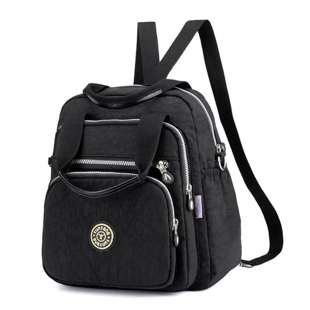 Women's Lightweight Handbag Multi-Pockets Nylon Totes Water Resistant Travel Crossbody Shoulder Bag