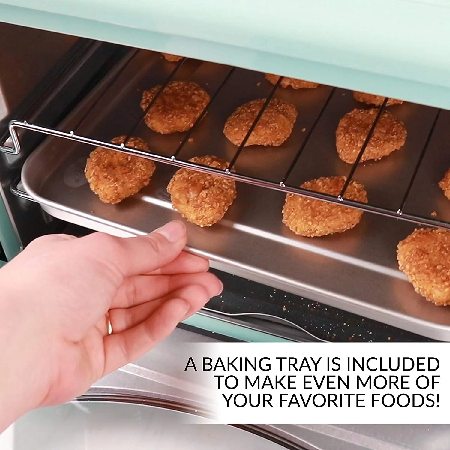 Retro 12-Slice Convection Toaster Oven, Aqua W58145