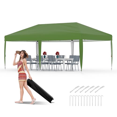 Pop Up Canopy Tent with Roller Bag, Adjustable Height U660