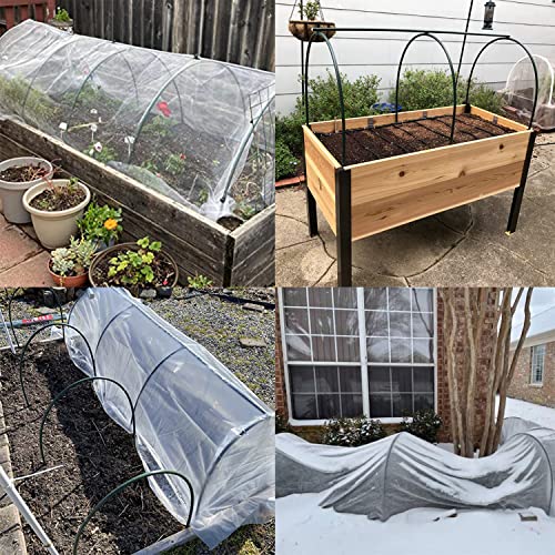 Garden Hoops for Raised Beds, Row Cover, Netting 72PCS V94711