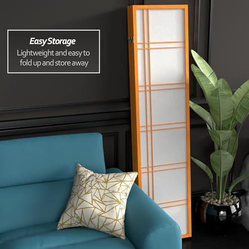 6 Panel Honey Room Divider D80902