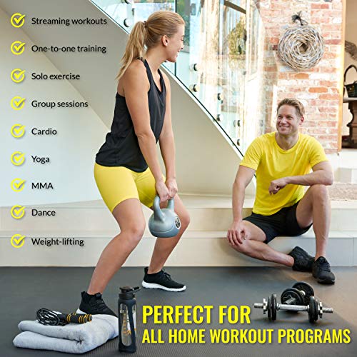 Large Exercise Mat for Home Workout 6 x 4 ft A926160