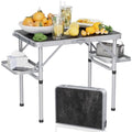 Folding Camping Table Small 2ft, Portable with Extra Space, Aluminum V581