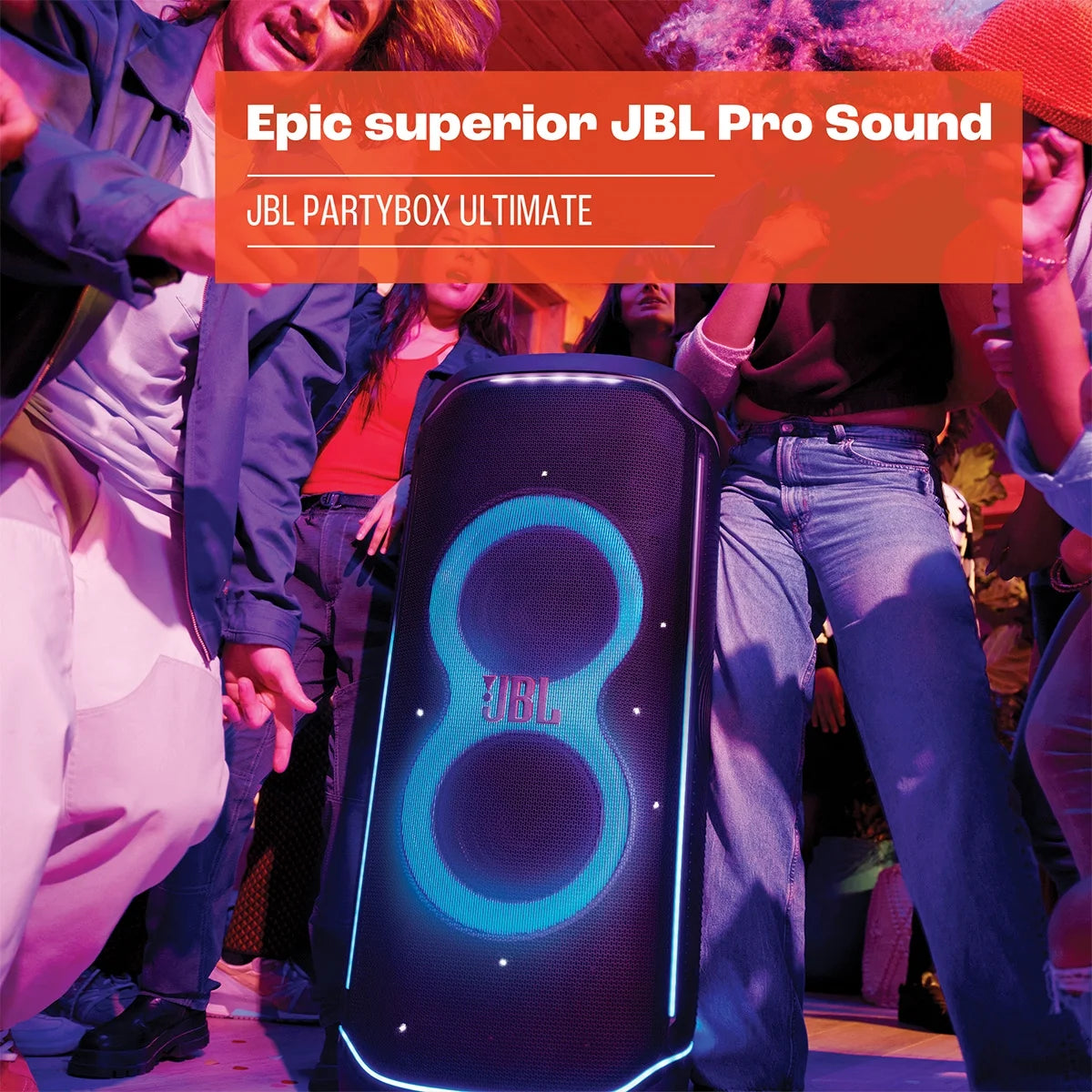 Waterproof Wi-Fi Party Speaker with Dolby Atmos and Lighting Effects O718305