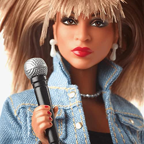 Tina Turner Barbie Doll in 90s Fashion with Microphone Accessory R717