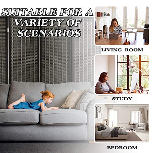 Bamboo Room Divider 6 Panel Folding Privacy Screen for Home H37149