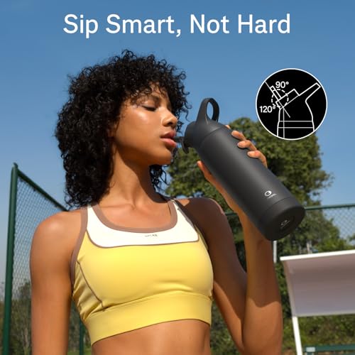 Insulated Water Bottle with Straw, 24 oz, Leakproof, BPA-Free B201134