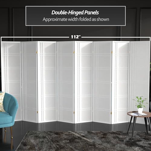 6 Panel Honey Room Divider D80902