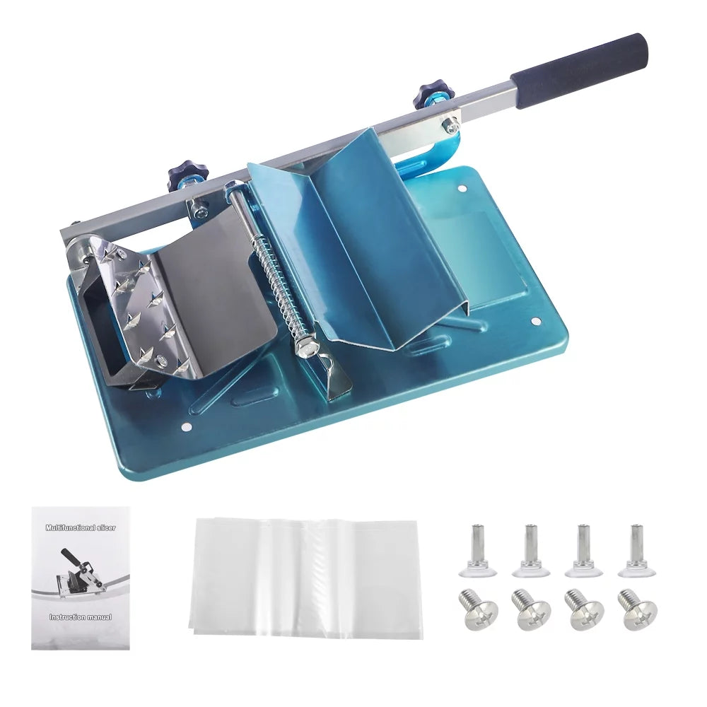 Manual Frozen Meat Slicer Stainless Steel for Home BBQ L76428