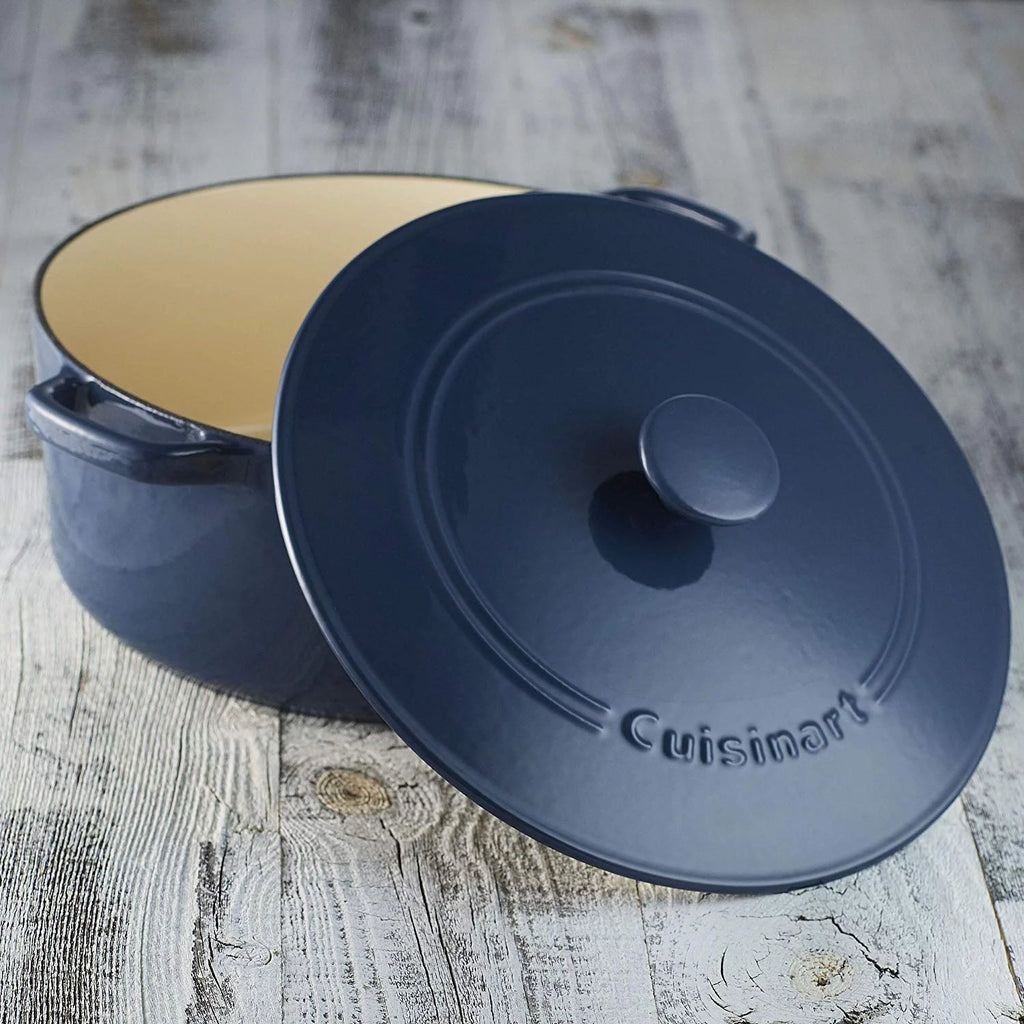 Enameled Cast Iron 7 Qt Covered Casserole, Round I185