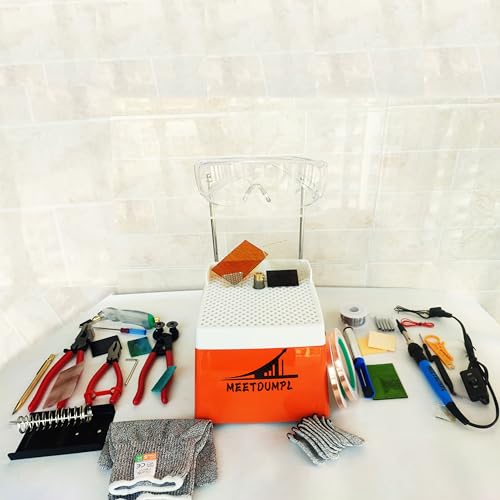 Stained Glass Kit for Adults with Diamond Grinder Bit and Soldering Iron F230