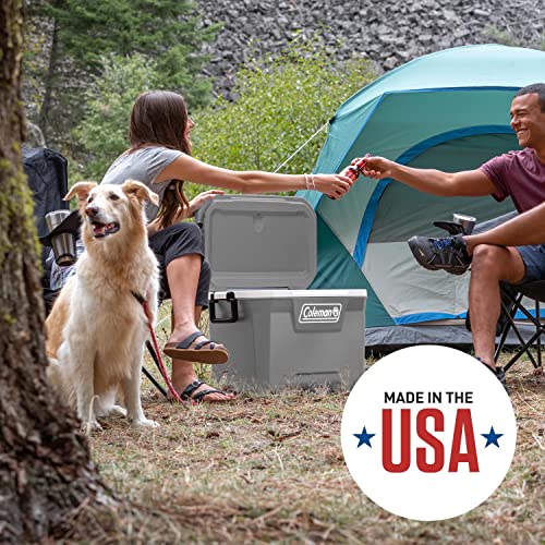 Insulated Portable Hard Cooler, Leak-Resistant, Keeps Ice up to 5 Days N135