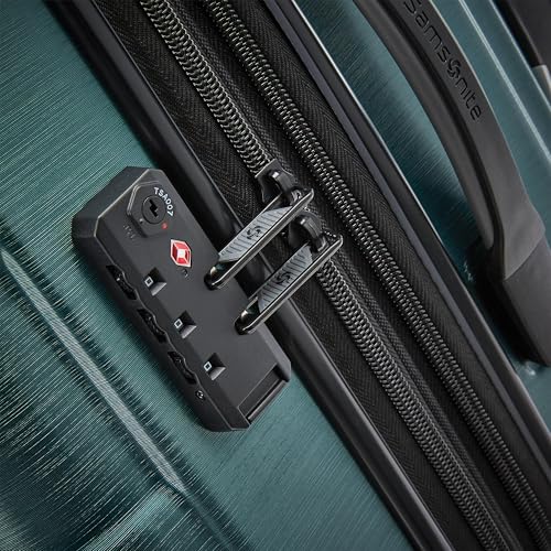 Hardside Expandable Carry-On Luggage with Spinner Wheels, Black, 20-Inch O253
