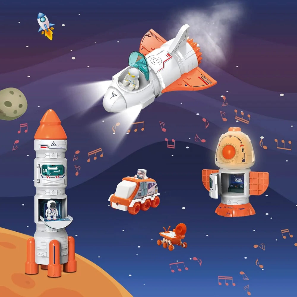Spaceship Toy for Boys 3-8 with Sound & Lights R545128