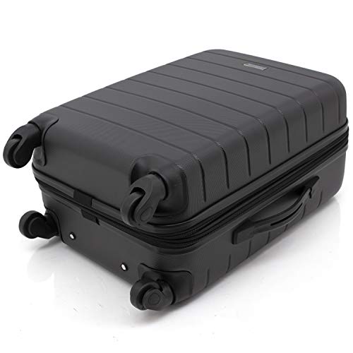 Smart Luggage Set with Cup Holder and USB Port, 20-Inch Carry-On D90568