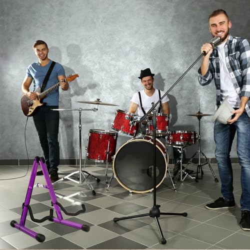Wood Guitar Stand Foldable for Acoustic Electric Bass V5101