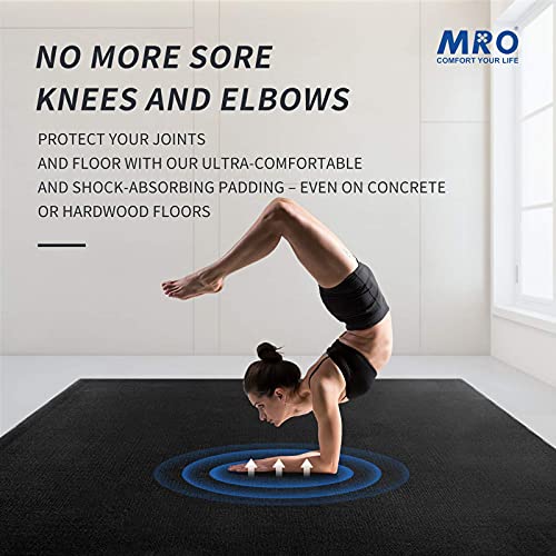Extra Large Yoga Mat 12x6 ft, Non-Slip, Thick for Home Workout C117068